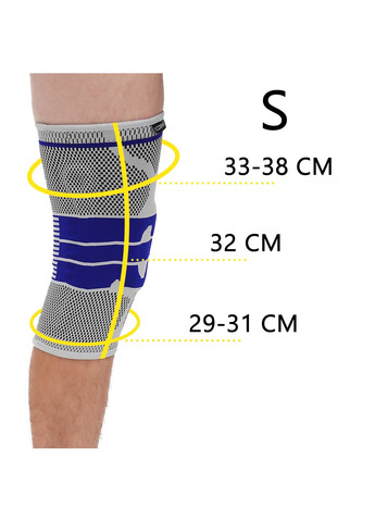 Фиксатор (бандаж) для колена 3D 1 шт XR-0201 Size S Cornix (315720346)
