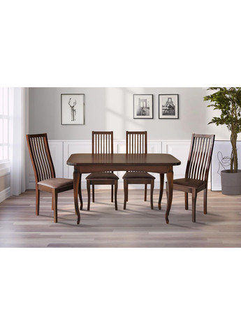 Обідній стіл-трансформер розкладний SORENTO Горіх темний 857467-02 857467 Comfort Line (355467907)