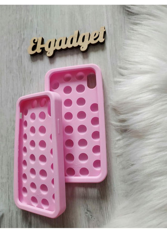 Чохол Pop it для XR антистрес Попіт силіконовий рожевий No Brand (360896538)