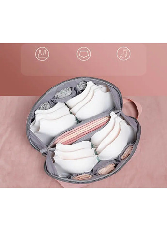 Органайзер сумка для зберігання транспортування нижньої білизни з петлею для перенесення 13х25х13 см (478267-Prob) Рожевий Unbranded (303674788)