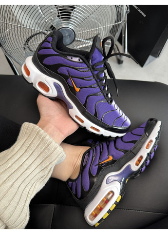 КРОСІВКИ ЖІНОЧІ NIKE AIR MAX TN PLUS VOLTAGE PURPLE / BLACK НАЙК АІР МАКС ТН ПЛЮС No Brand чорні демісезони (369392523)