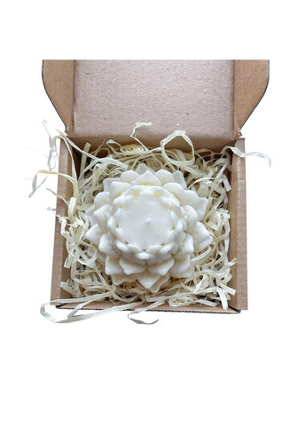 Свічка ручної роботи лотос в подарунковій коробці (TA0160_6) No Brand (367953944)