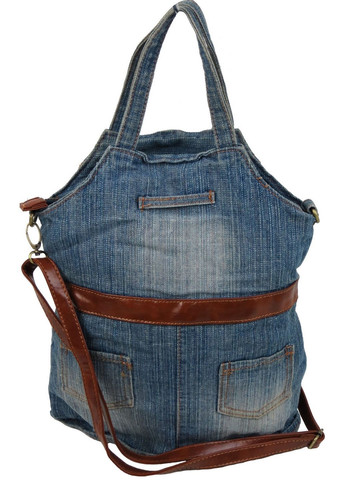 Жіноча джинсова сумка у формі сарафану jeans bag Fashion (279315360)