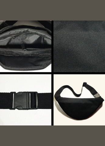 Сумка-бананка детская Фортнайт лицо "Fortnite" с принтом, 32х15см, сумка для мальчика через плечо No Brand (306438247)