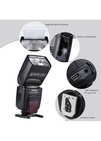 Вспышка для фотоаппаратов CANON Speedlite YN-568EX III (YN568EX III) с E-TTL Yongnuo (369558108)