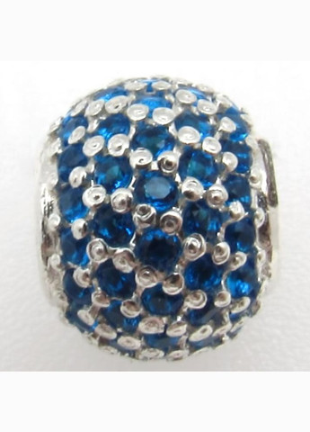 Срібний шарм "Велика кулька" No Brand (350667401)