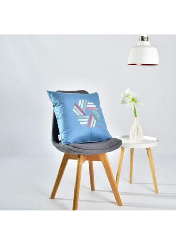 Подушка "Rain" 50х50 см з вишивкою (декоративна) IDEIA (332163765)