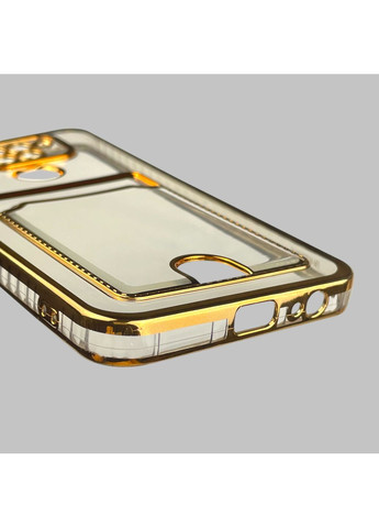 Чехол для Redmi Note 9 с золотой окантовкой с карманом для карт на сяоми редми нот 9 золотой Xiaomi (366019472)