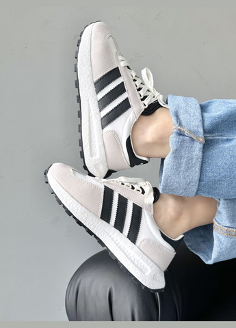 Серые демисезонные кроссовки мужские adidas retropy es grey black | адидас ретропи ес серые No Brand