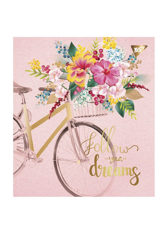 Набор тетрадей Follow your dreams Pantone Gold А5 в линейку 48 листов 5 шт. () Yes 766888 (337471521)