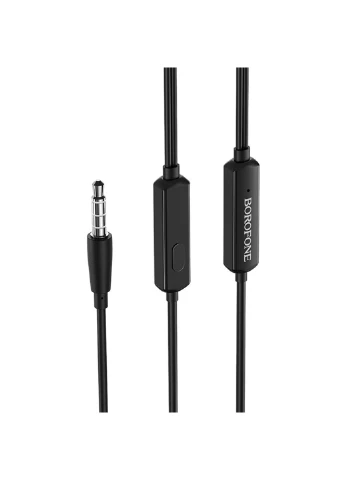 Навушники BM39 Refined chant universal earphones with mic Black Borofone (380482293)