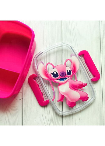 Ланч бокс Ангел на 800 мл рожевий (дизайн 49) Creative (355389337)