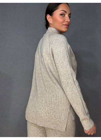 Костюм женский 8703-28108 свитер с брюками в рубчик вязаный оверсайз Accorddream (357226756)