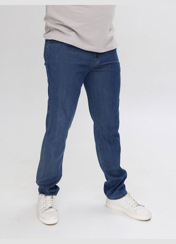 Джинси чоловічі світло-сині прямі літні великі розміри Lexus Пряма (327038623)