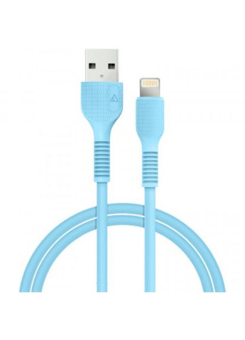 Дата кабель USB 2.0 AM to Lightning 1.2m ALCBCOLOR-L1BL Blue (1283126518188) ACCLAB usb 2.0 am to lightning 1.2m al-cbcolor-l1bl blue (268142291)