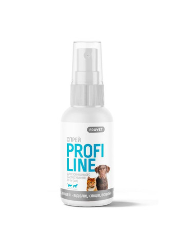 Спрей для кошек и собак Profiline от наружных паразитов, 30мл ProVET (292114857)