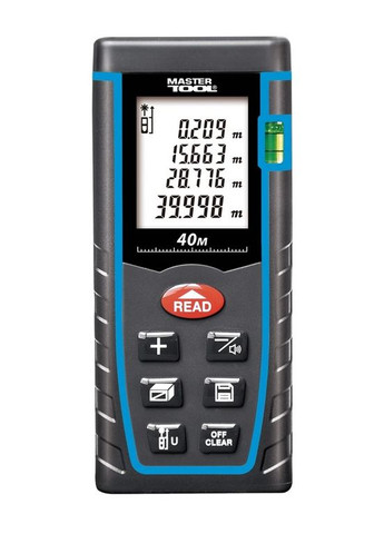 Дальномер лазерный до 40 м ± 2 мм/м память 30 класс лазера I IP54 (30-0940) Mastertool (340911754)
