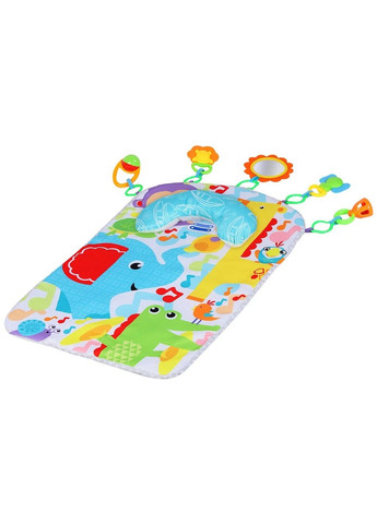 Дитячий килимок м'який, подушка-підгрудник, 5 підвісок Baby Game blanket (288187340)
