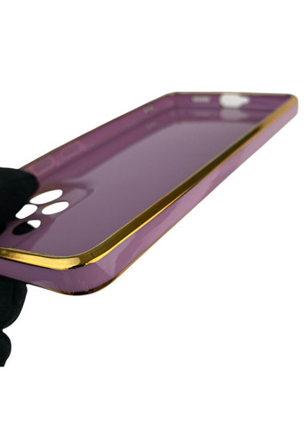 Чохол для Galaxy A53 5G (SM-A536E) з кільцем-підставкою із золотою окантовкою на самсунг а53 чорничний gs1 Samsung (366233789)