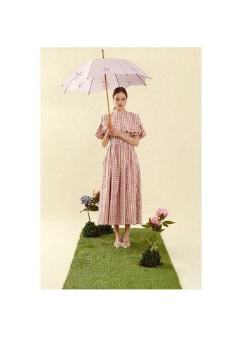 Комбинированный зонт женский l908 kensington uv pale lilac l908039601 Fulton (316619111)