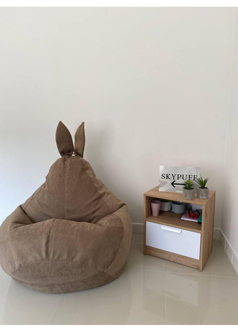 Крісло - мішок груша Зайчик, M - 100х75 Ріміні 108 SkyPuff (361258089)
