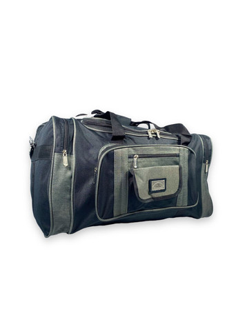 Дорожня сумка одне відділення бокові кишені фронтальні кишені розмір: 60*35*30см чорнахакі Kaiman (266912181)