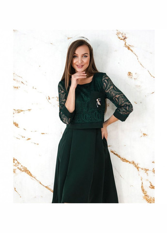 Темно-зеленое платье Liton