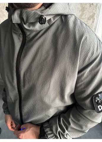 Костюм структурна плащівка чоловічий стильний штани та олімпійка осінь 2025 No Brand (371161402)