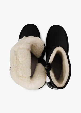 Осенние сапоги дутики женские 3106 черный shop (2000990859587) Progress