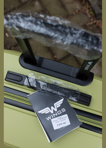 Валіза поліпропілен 100% великий L лавандовий Wings DQZ02 (343339806)