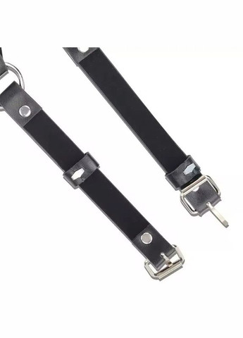 Шкіряна BDSM пов’язка рожева No Brand (316452004)