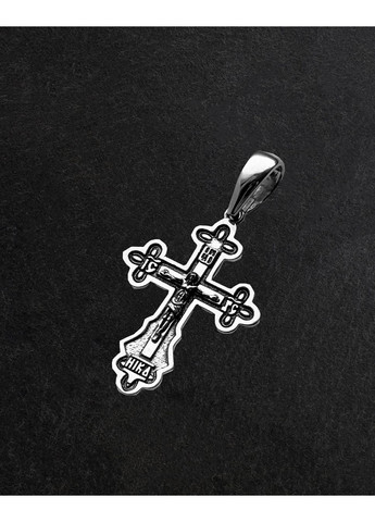 Серебряный крестик с чернением. Кулон 925 пробы. DeLoS (355877812)