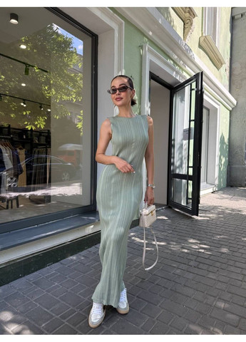 Оливковое платье, цвет оливковое No Brand