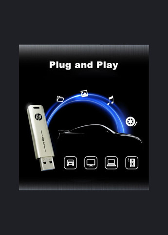 USB флеш накопитель HP x796w на 128GB, USB 3.2 Hewlett Packard (327430311)