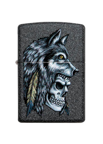 Зажигалка Wolf Skull Feather Design 29863 Zippo (316620041)