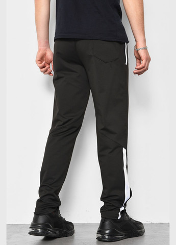 Спортивні штани чоловічі чорного кольору Let's Shop (290663365)