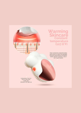 Melodysusie Щітка для очищення обличчя Котяча лапа - Smart Facial Cleaning Massager Melody (316090302)
