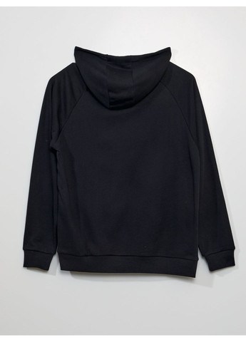 Худи демисезон,черный-бежевый с принтом, Kiabi (356143706)