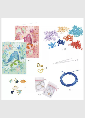 Набір для виготовлення браслетів Птахи в небі (DJ00016) Djeco (333252189)