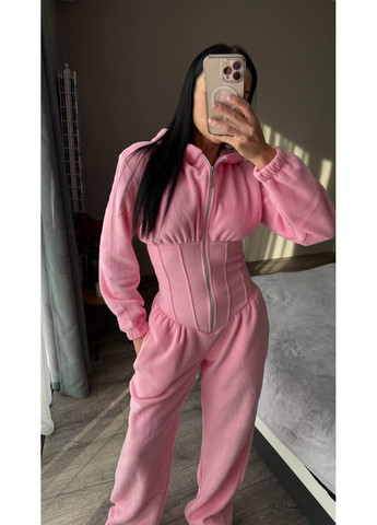 Теплий корсетний комбінезон — must-have цього сезону 😍 Luna рожевий