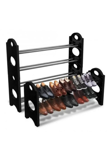 ПОЛКА ДЛЯ ОБУВИ STACKABLE SHOE RACK НА 12 ПАР ОБУВЬ No Brand (349445465)