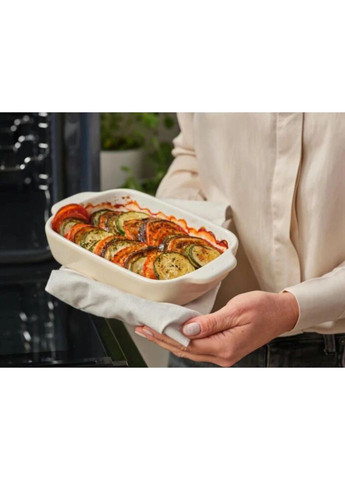 Форма для запекания с крышкой CC006109-001 8,8х24,8х40,4 см 3.8 л кремовая KitchenAid (296911076)