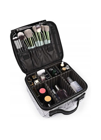 Органайзер косметичка ZY-0122 Silver для хранения косметики компактный бьюти бокс 2шт MIRRAND (352011410)