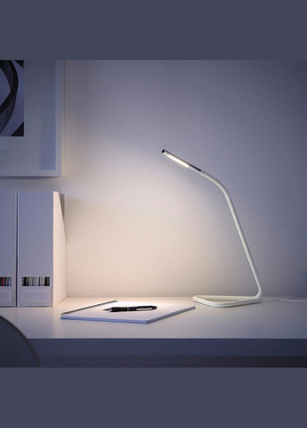 Світлодіодна настільна лампа ІКЕА HARTE срібний (80527244) IKEA (267898974)