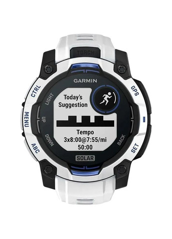 Смарт-годинник Instinct 3 45mm Solar Whitestone with Whitestone Band (010-02934-03) Garmin (370034339)