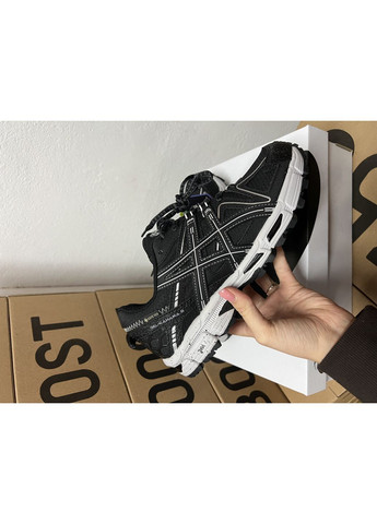Черные всесезонные кроссовки gel-kahana 8 black grey gor-tex Asics
