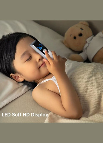 Термометр, градусник інфрачервоний IR-FM01 безконтактний цифровий з РК-дисплеєм. Чорний No Brand (302520596)