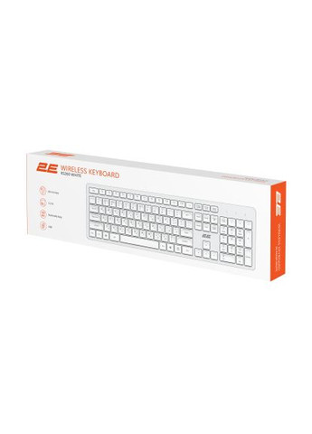 Клавиатура (-KS260WWH_UA) 2E KS260 106key Wireless UA White (364630000)