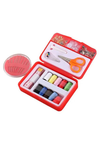 Швейный набор мини дорожный INSTA SEWING KIT Набор для шитья комплект маленький с иголками и крючками No Brand (301088715)