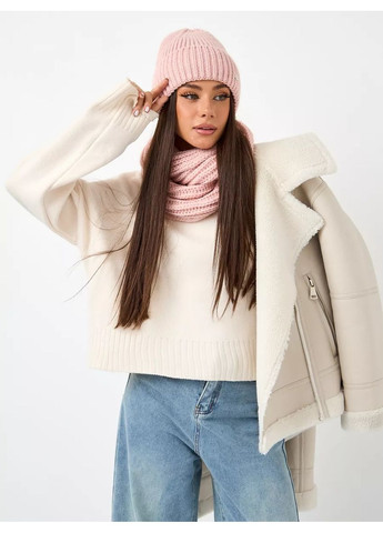 шапка + хомут - Сандра No Brand Жіночий зимовий комплект (362185458)